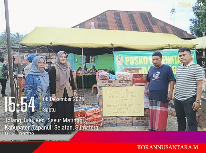AMP dan KABAMSU Bantu Pemulihan Sekolah dan Salurkan Bantuan di Tolang Julu dan Garoga