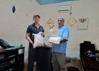 Banjir Sudah Surut di Tanjung Beringin, Warga Kunjungi Kantor SMSI Sergai