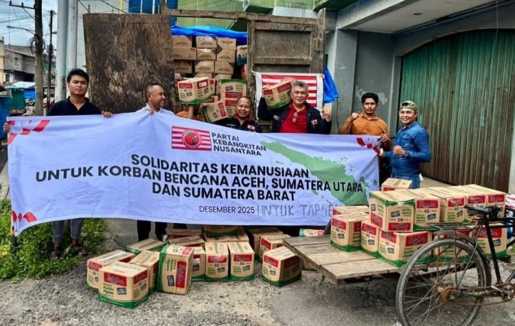 Sekjen PKN Sri Mulyono Didampingi PKN Sumut dan Tapsel, Salurkan Bantuan Dampak Bencana di Batangtoru