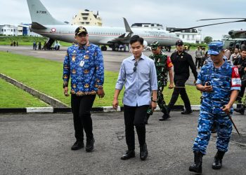 Wapres Gibran Transit di Lanud Soewondo, disambut Pangdam BB dan Gubsu, ke Gayo Lues Tinjau Korban Bencana Aceh