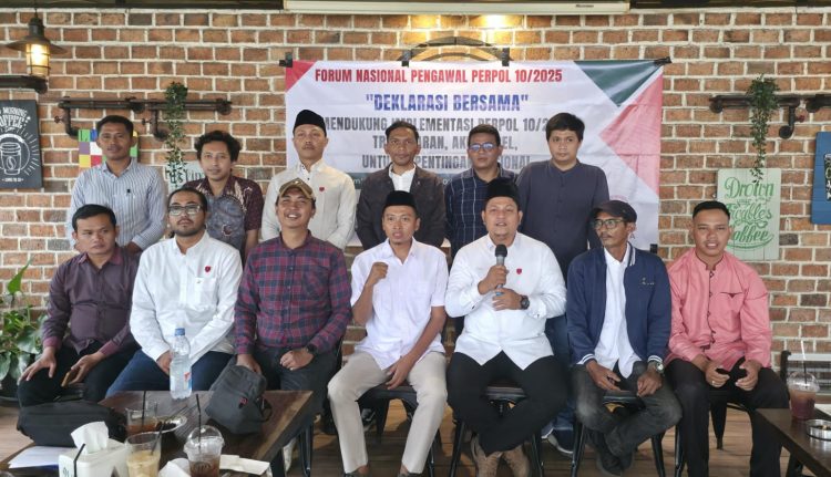 Gabungan Organisasi Sipil Deklarasikan Forum Nasional Pengawal Perpol 10/2025