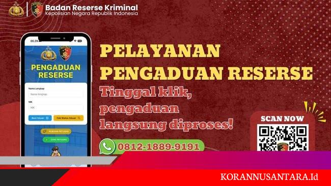 Bareskrim Polri Resmi Luncurkan Aplikasi Layanan Pengaduan Reserse Via WhatsApp
