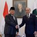 Bertemu PM Pakistan, Prabowo Tegaskan Komitmen Dukung Kemerdekaan Palestina