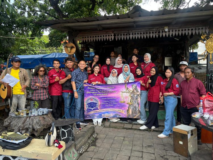 Mahasiswa Hukum UPB Bekasi Gandeng KPJ Edukasi Pentingnya Pernikahan Tercatat