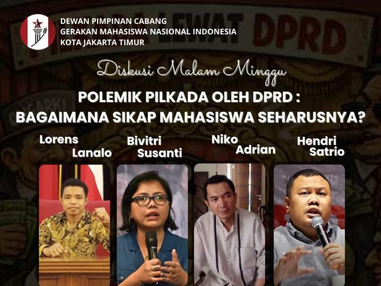 GMNI Jakarta Timur Gelar Diskusi Pilkada oleh DPRD, Beri Pemahaman Demokrasi Ideal bagi Mahasiswa