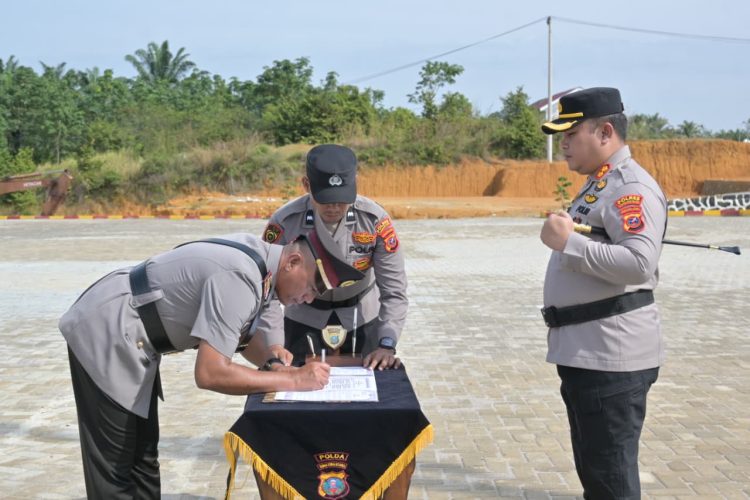 Kapolres Labusel Pimpin Sertijab Wakapolres dan Kapolsek Silangkitang, Tekankan Amanah dan Pengabdian Humanis
