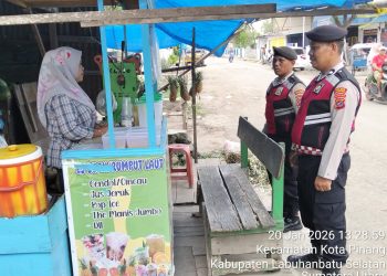 Sat Samapta Polres Labusel Intensifkan Patroli Rutin, Pelaku UMKM Merasa Lebih Aman