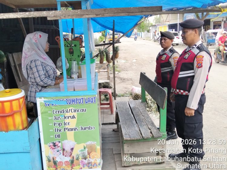 Sat Samapta Polres Labusel Intensifkan Patroli Rutin, Pelaku UMKM Merasa Lebih Aman