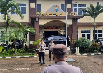 Polsek Tamalate adakan Upacara Pembukaan pembentukan & Pelatihan PKS tingkat SMPN Sek-kecamatan Tamalate
