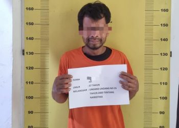 Terbongkar dari Laporan Warga, Satresnarkoba Polres Labusel Amankan Pengguna Sabu di Perkebunan Sawit Rasau