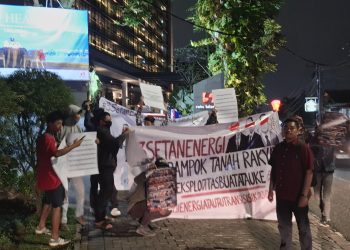 Rakernas METI Diwarnai Aksi Unjuk Rasa, Proyek Energi Bersih Diduga Sarat Konflik