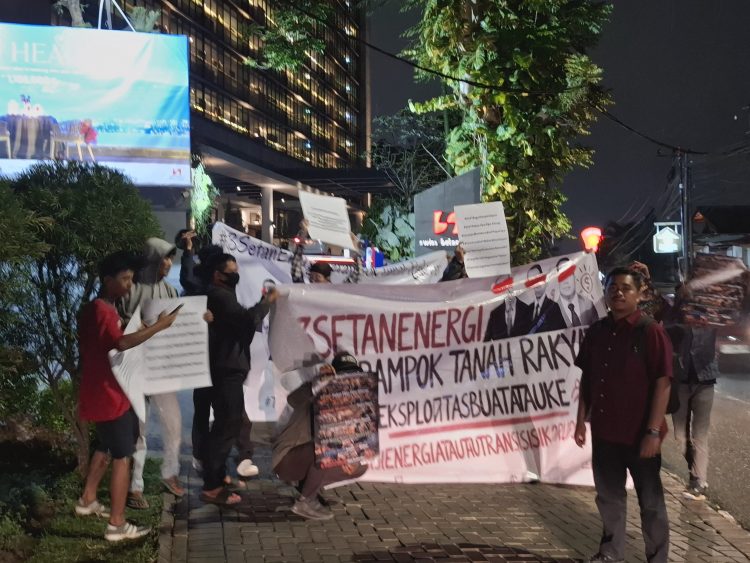 Rakernas METI Diwarnai Aksi Unjuk Rasa, Proyek Energi Bersih Diduga Sarat Konflik