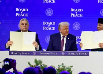 Prabowo Teken Piagam Dewan Perdamaian Gaza Bentukan Trump