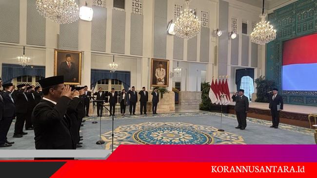 Prabowo Resmi Lantik Anggota DEN 2026-2030, Berikut Daftar Anggotanya