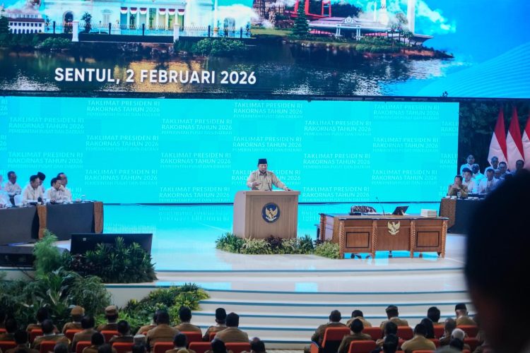Bupati Labuhanbatu Selatan Hadiri Rakornas 2026, Menyimak Arah Besar Bangsa dari Presiden RI