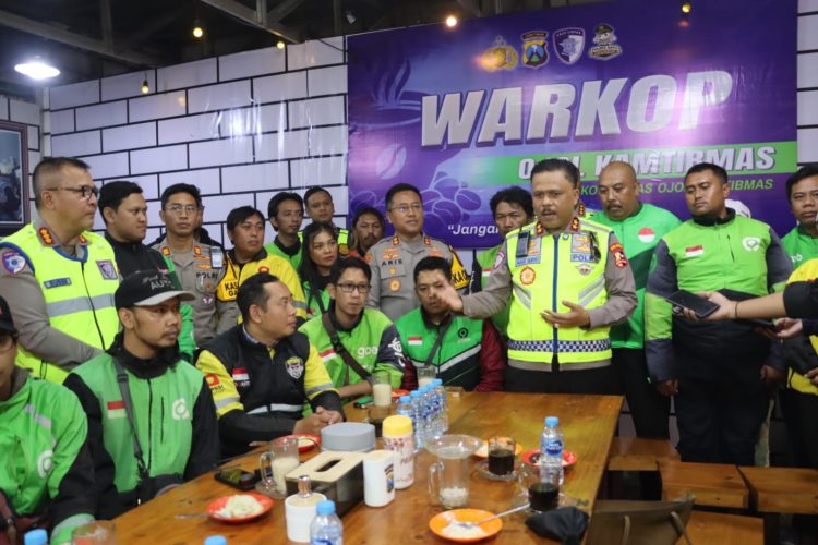 Kakorlantas Ajak Ojol Kota Batu Pelopori Keselamatan Jalan dalam Operasi Semeru 2026