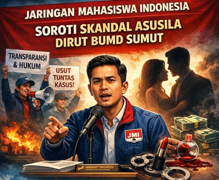 Jaringan Mahasiswa Indonesia Soroti Dugaan Skandal Asusila Oknum Dirut BUMD Sumut AW