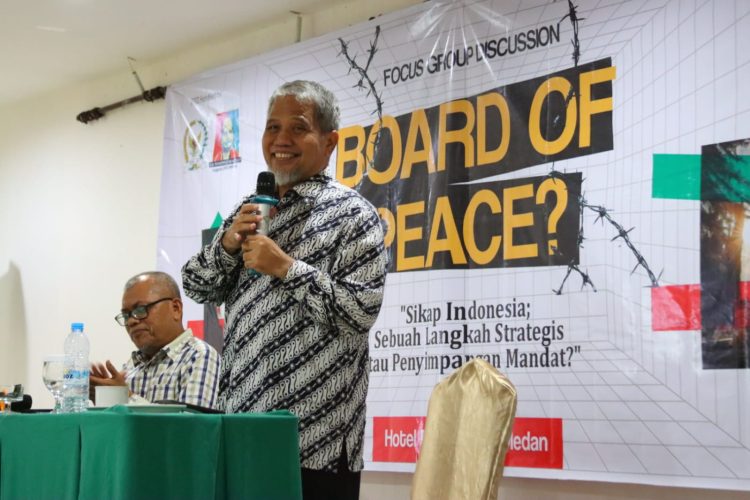 KH Muhammad Nuh DPD RI Gelar FGD Board of Peace di Medan, Tegaskan Kompromi Tanpa Mengorbankan Mandat Konstitusi