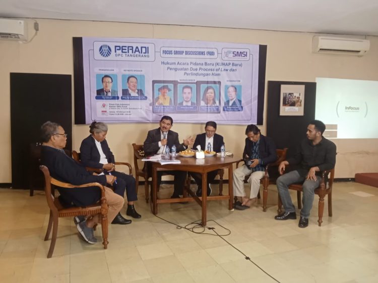 FGD PERADI- SMSI:Membedah KUHAP Baru yang Dikhawatirkan Melanggar HAM