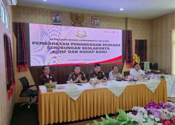 Kejari Labuhanbatu Selatan Gelar Sosialisasi KUHP dan KUHAP Baru, Perkuat Sinergi Penegakan Hukum