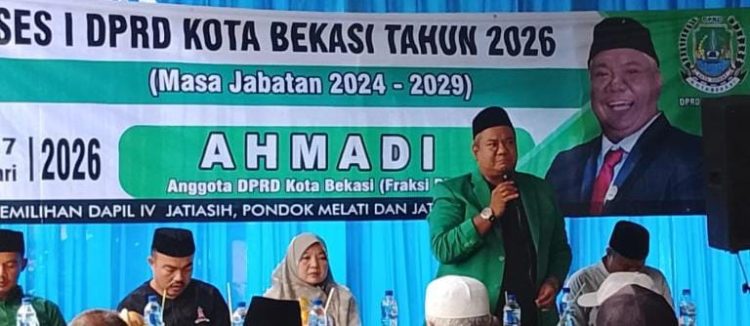 Reses Ahmadi Madong di Jatimekar, Warga Apresiasi Realisasi Infrastruktur Jalan