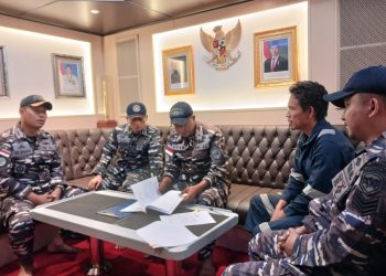Lanal Ternate Selesaikan Investigasi Terhadap Kapal Tunda Entebe Star29/Tongkang Finicia 61