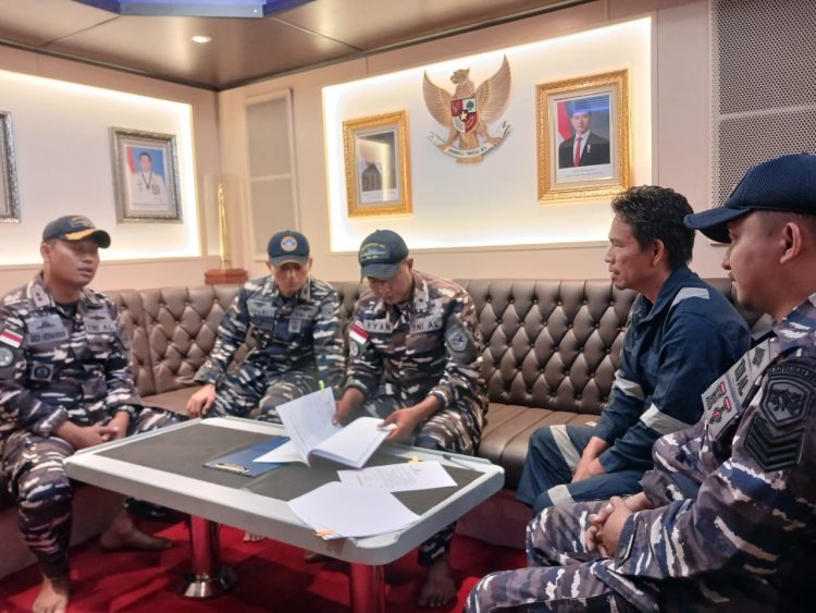 Lanal Ternate Selesaikan Investigasi Terhadap Kapal Tunda Entebe Star29/Tongkang Finicia 61