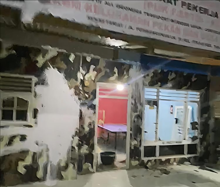 Sekretariat FKPPI Tanjung Morawa Diserang Dini Hari, Dua Pekerja Bangunan Jadi Korban