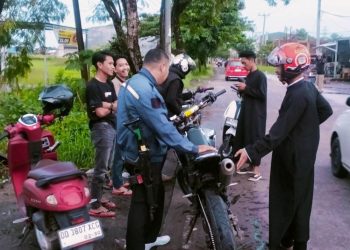 Polsek Tamalate Sikat Balap liar dan Knalpot Brong Selama Ramadhan, 50 Motor Diamankan