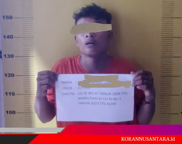 Satresnarkoba Polres Labusel Ringkus Pengedar Sabu di Kampung Bedagai, 5 Paket Diamankan