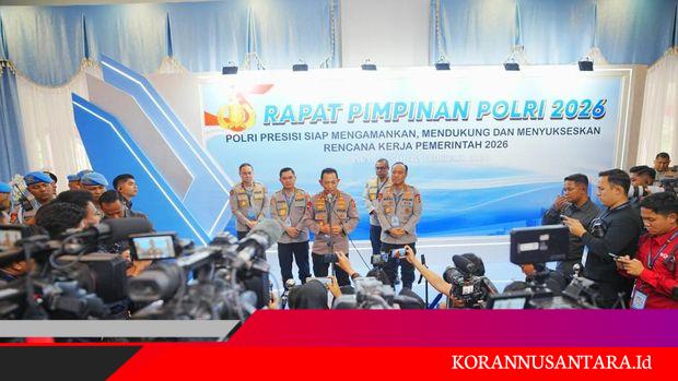Buka Rapim Polri 2026, Kapolri Tegaskan Siap Sukseskan dan Kawal Rencana Kerja Pemerintah