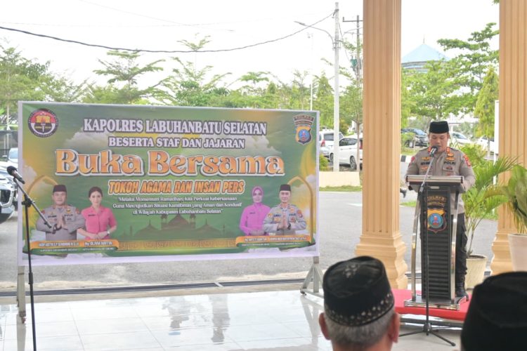 Polres Labusel Perkuat Silaturahmi Ramadhan, Bukber Bersama Tokoh Agama dan Insan Pers