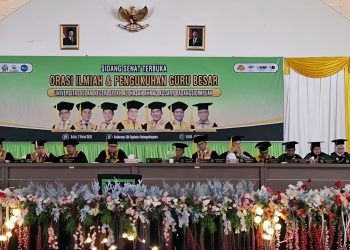 UIN Padangsidimpuan Kukuhkan Tujuh Guru Besar dalam Sidang Senat Terbuka, Polres Dukung Keamanan Kampus