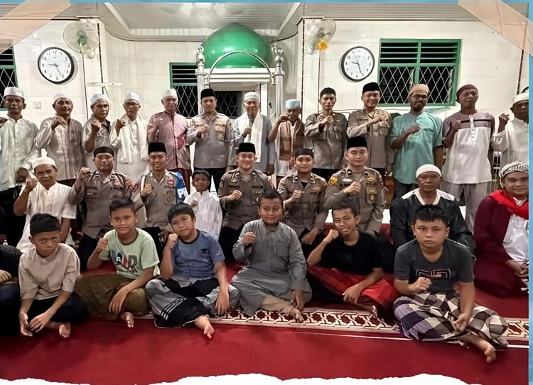 Pastikan Ibadah Masyarakat Aman dan Khidmat, Kapolres Padangsidimpuan Gelar Tarawih Keliling