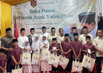 Garuda 08 Gelar Buka Puasa Bersama dan Santunan Anak Yatim, Doakan Presiden Prabowo