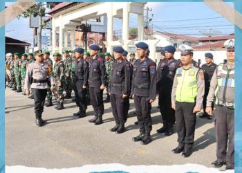 Kekuatan Penuh Dikerahkan! Kapolres Padangsidimpuan Pimpin Apel Operasi Ketupat Toba 2026 Amankan Idul Fitri 1447 H