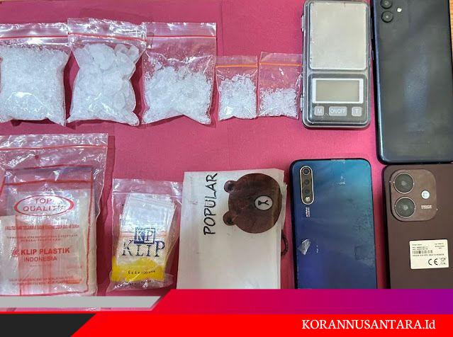 Satres Narkoba Polres Labusel Ringkus 2 Pria di Torgamba, 132,90 Gram Sabu Diamankan