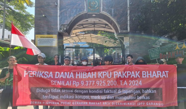 DPP GARANSI Desak Kejagung Usut Dugaan Korupsi Dana Hibah KPU Pakpak Bharat Rp9,3 Miliar