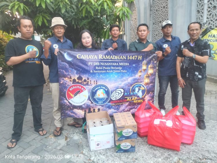 Hangatnya Berbagi, PT DIB Nusantara Media Tebar Kepedulian di Bulan Suci