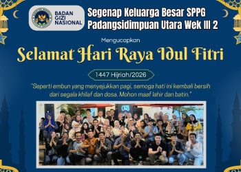 SPPG YKIE Wek III 02 Padangsidimpuan Ucapkan Met Idul Fitri , Berbagi Mbg dan Sembako