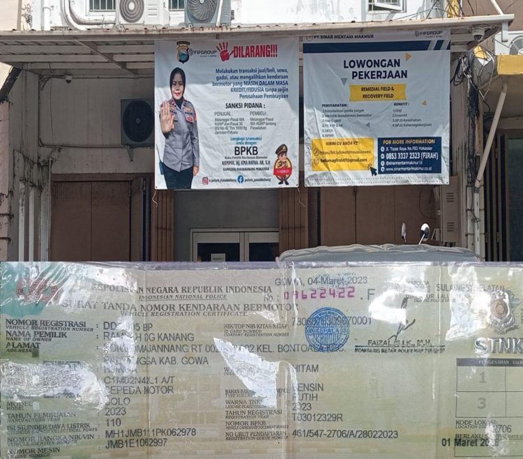 Diduga Menunggak, Motor Warga Dihadang Dan Ditarik Paksa di Jalan Pengayoman Makassar