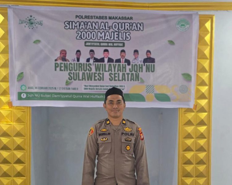 Sosok Iptu Nasrullah Muntu Prestasi di Banggakan Masyarakat Makassar “Taat Agama dan Berjiwa Sosial”