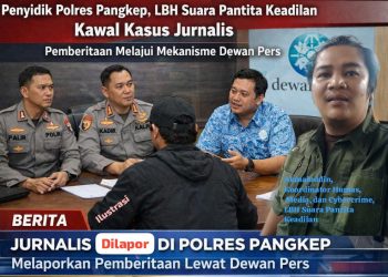 LBH Suara Panrita Keadilan Kawal Kasus Jurnalis, Polres Pangkep Arahkan Pelapor Melalui Mekanisme Dewan Pers