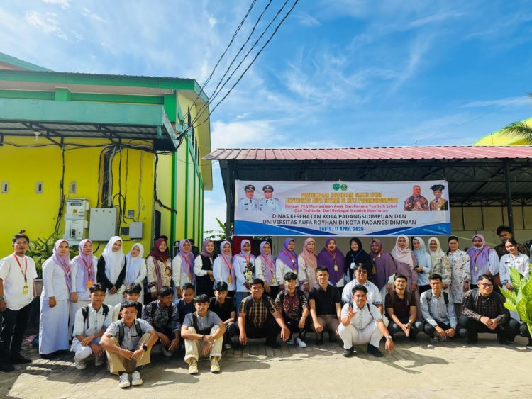 Dinkes Padangsidimpuan Gandeng Universitas Aufa Royhan Gelar Cek Kesehatan Gratis untuk Anak dan Remaja