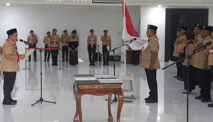 Bupati Palas Resmi Dilantik Jadi Ketua Mabicab Pramuka, Soroti Bahaya Hoaks di Media Sosial