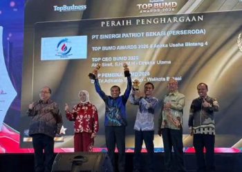 BUMD Kota Bekasi Bersinar di TOP BUMD Awards 2026, PT. Sinergi Patriot Bekasi Sabet Bintang 4 dan TOP CEO