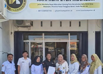 VISITASI RESMI DINAS PENDIDIKAN KOTA MATARAM PERKUAT KREDIBILITAS LKP KAMI KOMPETEN INDONESIA