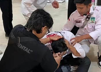 Ricuh Saat Pelantikan Keluarga Alumni KAMMI di Kantor Gubsu, Kader dan Satpol PP Terluka