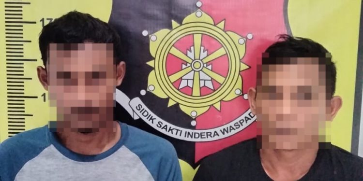 Polres Tapsel Amankan Dua Pria Terduga Pengedar Sabu di Halongonan Timur