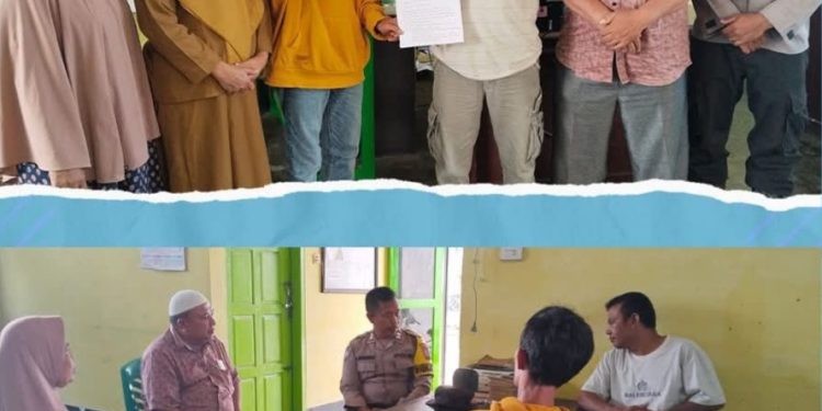 Bhabinkamtibmas Padangsidimpuan Selatan Mediasi Sengketa Dugaan Pencurian Kayu Berakhir Damai